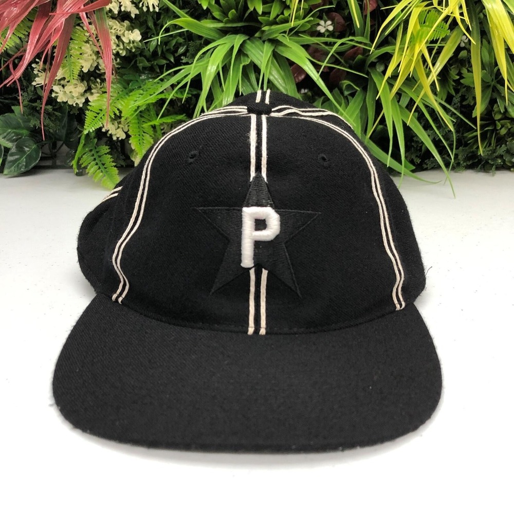 Philadelphia Stars Hat Cap Fitted 6 7/8 Black Negro Leagues Baseball Headgear